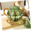 σετ Thicken Tea Pot Διάφανο βραστήρα Loose Tea Pot Μικρό δοχείο τσαγιού με φλιτζάνια 2