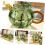σετ Thicken Tea Pot Διάφανο βραστήρα Loose Tea Pot Μικρό δοχείο τσαγιού με φλιτζάνια 7