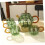 σετ Thicken Tea Pot Διάφανο βραστήρα Loose Tea Pot Μικρό δοχείο τσαγιού με φλιτζάνια 4