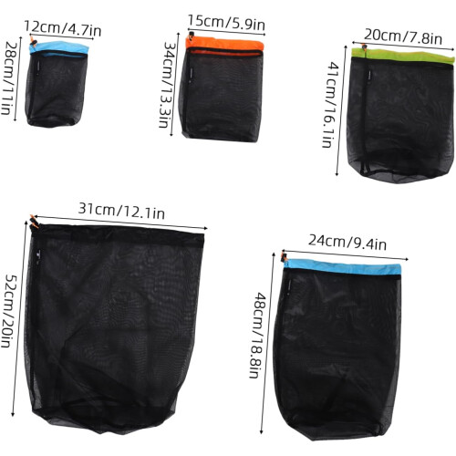 Camping Utility Bag Collection Μεγάλη τσάντα συμπίεσης Camping Mesh Jacket Sack για πεζοπορία και ταξίδια 1