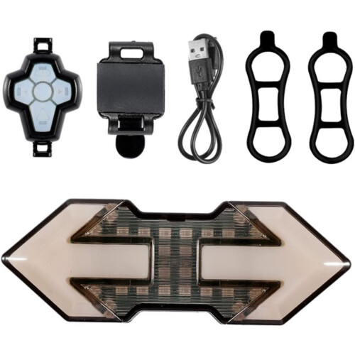 1 Σετ USB φόρτισης ποδηλάτου βουνού Πίσω Φωτιστικό Πίσω Φως Νυχτερινής λάμπας