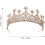 Κομψές Tiara Tiara για Γυναικείες Στέφανα Γυναικείες Κεφαλή Νυφικού Στέμματος Rhinestone 2