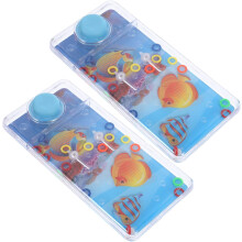 2 τεμ. Ring Throwing Water Machine Water Ring Toss Mini Games Party Favors Handheld Game