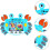 2 τμχ Water Ring Toss Toy Handheld παιχνίδι για αγόρια και κορίτσια 8