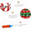 Χριστουγεννιάτικο φουσκωτό σετ Toss Santa Game Ring Toys 6