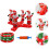 Χριστουγεννιάτικο φουσκωτό σετ Toss Santa Game Ring Toys 3
