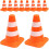 10τμχ Mini Traffic Cones Construction Road Cones Mini Roadblocks Μοντέλο DIY Sand Στολίδια τραπεζιού 1