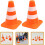 10τμχ Mini Traffic Cones Construction Road Cones Mini Roadblocks Μοντέλο DIY Sand Στολίδια τραπεζιού 6