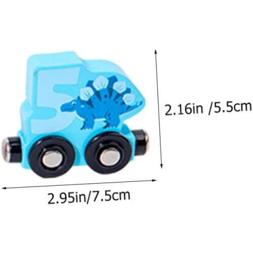 Cartoon Animals Train Toy Παιχνίδια πρώιμης μάθησης για νήπια Ασφαλές ξύλινο υλικό 1