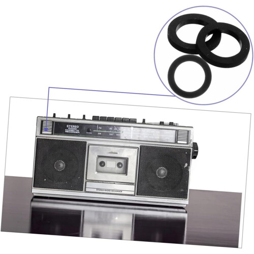 Idler Pulley Belt for Cd Player 1,5cm Roller Belt Ανταλλακτικά για μηχάνημα κασετοταινίας Diy Friendly 1