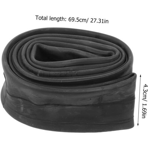 2 τμχ Ποδήλατο Inner Tube Bicycles Tube Μαύρο βουτυλικό καουτσούκ 1