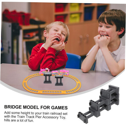 En Trains Bridge Pier Train Bridge Piers Kit Στιβαρή κατασκευή για αγόρια και κορίτσια 1