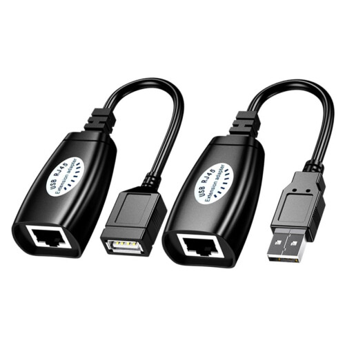Προσαρμογέας δικτύου USB Ethernet σε USB Extender Ανθεκτική επέκταση καλωδίου USB