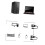 Προσαρμογέας δικτύου USB Ethernet σε USB Extender Ανθεκτική επέκταση καλωδίου USB 6