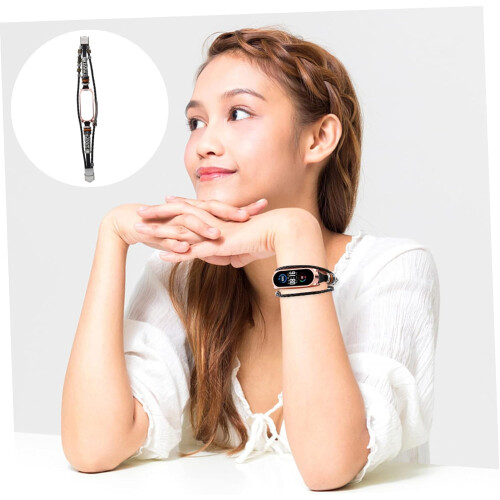 Wristband Γυναικεία ρολόγια Smart Watch Bands βραχιόλι Δερμάτινο λουράκι ρολογιού Smartwatch 1
