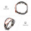 Wristband Γυναικεία ρολόγια Smart Watch Bands βραχιόλι Δερμάτινο λουράκι ρολογιού Smartwatch 6
