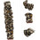 Ζάντα ρολογιού 1Pc Fashion Leopard Print Συμβατό με κομψό λουράκι καρπού 6