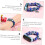 τμχ λουράκι κεχρί αχάτης λουράκι καρπού Jewelry Strap λουράκι καρπού 4