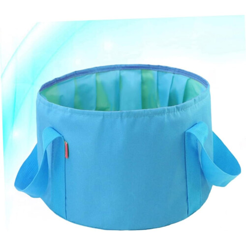 Κάδος ποδιών Ταξιδιωτική λεκάνη νερού Camping Water Bucket Foot Soaking Bab Outdoor 2