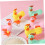 6 τεμ Wind Up Walking Chicken for Present Fun Chicken for Playtime and Festivals 6
