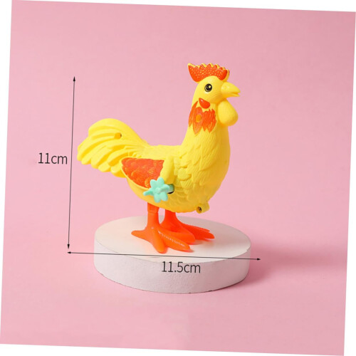 6 τεμ Wind Up Walking Chicken for Present Fun Chicken for Playtime and Festivals 1