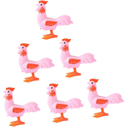 6 τεμ Wind Up Walking Chicken for Present Fun Chicken for Playtime and Festivals