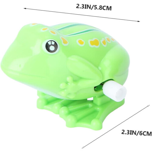 4 τμχ Winding Bouncing Frog Mini Cartoon Animal Things Διακοσμητικά 2