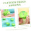 4 τμχ Winding Bouncing Frog Mini Cartoon Animal Things Διακοσμητικά 4