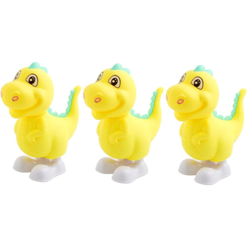 3 τμχ Clockwork Dinosaur Clockwork Jumping Wind-up Dinosaurs Animal Plaything Animal Running Decor Desktop Clockwork Abs
