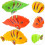 5 τμχ Rocking Fish Bath Wind up Robot Wind up Robot Windup Tank Ρολόι 4