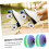 2 τεμάχια Skating Wheel Skateboard LED Wheels Light Up Αξεσουάρ για πατίνια τροχού πατινάζ 6