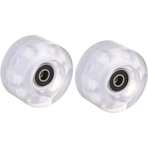 2 τεμάχια Skating Wheel Skateboard LED Wheels Light Up Αξεσουάρ για πατίνια τροχού πατινάζ