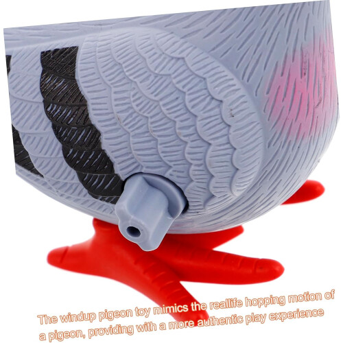 Wind Up Pigeon Simulation Clockwork Bird για γκρι χρώμα 2