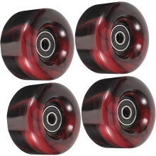 4 τμχ Τροχοί Skateboard με ρουλεμάν Υλικό PU Εξαιρετικό για Roller Skates Drift Board