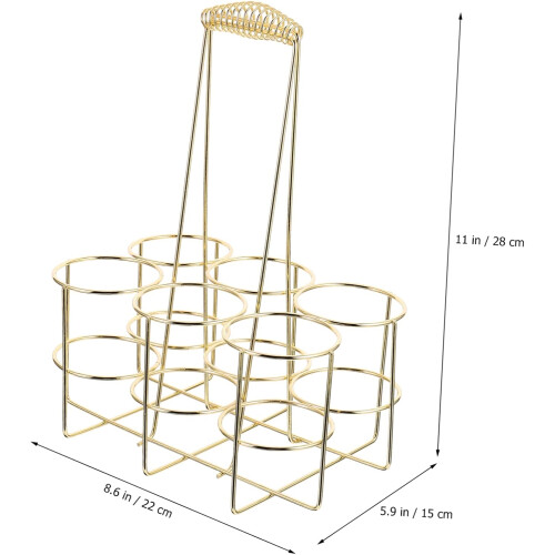 Beer Crate Beer Bottles Organizer Μεταλλικό πλαίσιο Μπουκάλι μπύρας 2