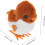 Παιχνίδι για αγόρια και κορίτσια Wind up Animal Model Soft and Fluffy Sparrow Toy 2