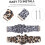 2 Pack Stretchy Leopard Print Scrunchie Ελαστική ζώνη αντικατάστασης για Smartwatch 8