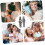 2 Pack Stretchy Leopard Print Scrunchie Ελαστική ζώνη αντικατάστασης για Smartwatch 4