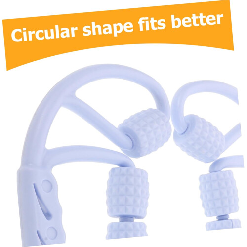 Φορητός εξοπλισμός γιόγκα και bodybuilding 12 Wheel Leg Muscle Roller Massager 2