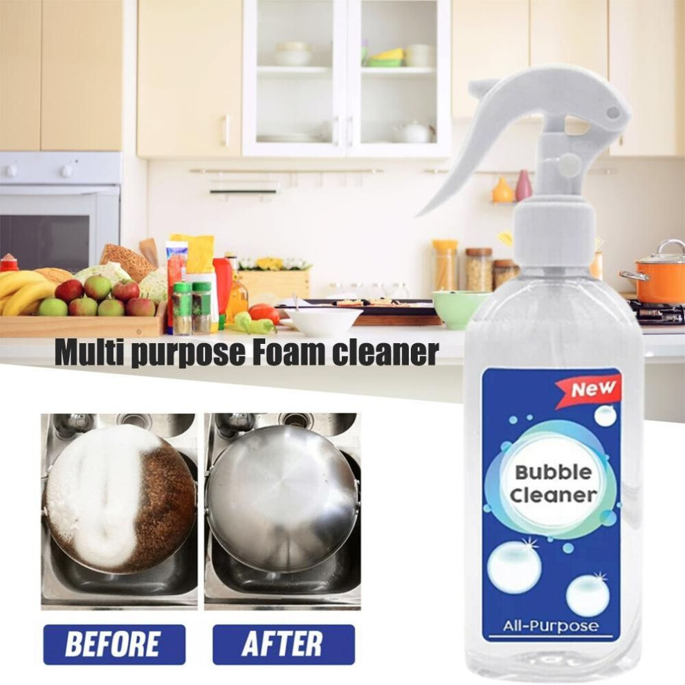 Cleaning Bubble Spray Kitchen Grease Cleaner Multifunctional Rust Remover Mousse Cleaner