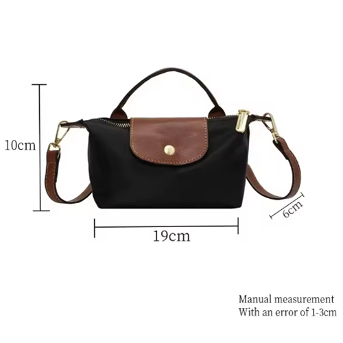 Dumpling Handbag Nylon Fabric Shoulder Mobile Phone Bag for Ladies 1