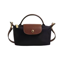 Dumpling Handbag Nylon Fabric Shoulder Mobile Phone Bag for Ladies
