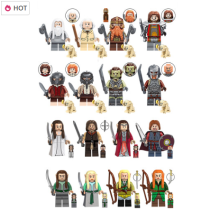 16pcs Lord of the Rings Alwin Aragon Elrond MiniFigures Toys Fit Lego