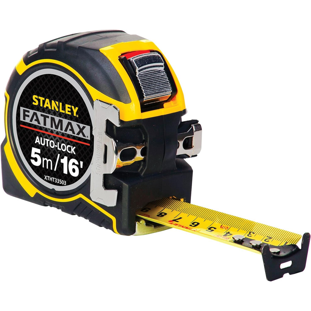Stanley FatMax Autolock Pocket Tape 5m/16ft - Yellow/Black