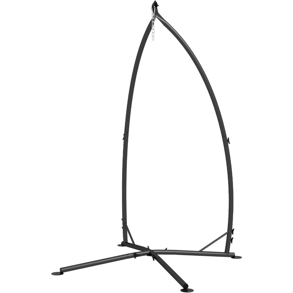 Outsunny Hammock Chair Stand, Hanging Heavy Duty Metal Hammock Stand