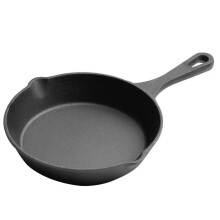 1Pcs CAST IRON Non-Stick Frying Griddle Pan Barbecue Skillets,15.8CM