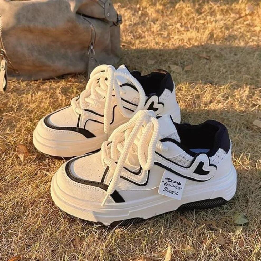 (black, 39) Women's Skateboard Shoes Comfortable Breathable Non-slip Shoes Outdoor Casual Matching Cute and Fashionable Women's Sneakers