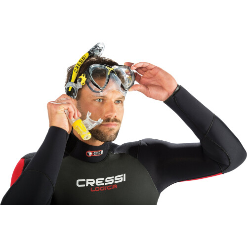 Cressi Cressi Big Eyes Evolution Trasparente/Nero/Blu 2