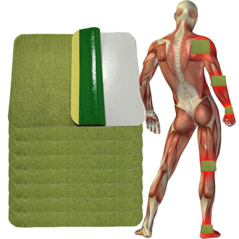(green, 24Pcs) 50pcs Wormwood Plaster Body Joint Nerve Pain Relief Balm Heating Sticker