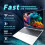 Pro Smart 15.6 inch Touch Screen Laptop Office Software N95 16G+256 7